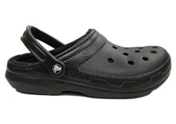 Crocs Lined Clogs Mens Classic Lined Sandal Clogs Size 7 8 9 10 11 12 Black