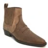 WOODLAND STRETCH GUSSET WESTERN ANKLE BOOTS Brown 1 WOODLAND STRETCH GUSSET WESTERN ANKLE BOOTS Brown -Shoes Sale Store img 8515