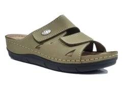 Marco Tozzi Slip On Sandals Womens Summer Comfort Mule Sandals Size 3 4 5 6 7 8 Olive