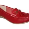 Ladies Red Leather Tassel Loafers Slip On Nautical Boat Shoes Size 3 4 5 6 7 8 -Shoes Sale Store l11822dd