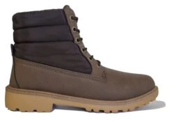 Mens Ankle Boots Lace Up Brown Padded Collar Casual Boots Size UK Fashion