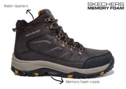 Skechers Relment Dagget Boots Mens Walking Boots Size 7 8 9 10 11 12 NEW Shoes