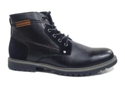 Mens Military Style Boot Black Mens Smart Casual Lace Up Boots Size 7 8 9 10 11 NEW