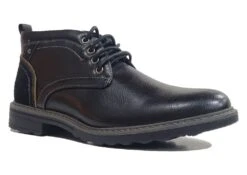 Mens Formal Lace Up Boots Black Mens Casual Chukka Boots Size 7 8 9 10 11 12 NEW