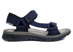 Rieker Walking Sandals Mens Summer Sandals Mens Easy Fasten Sandals Size 7 8 9 10 11 12 Blue -Shoes Sale Store m10332c2