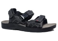 Urban Jacks Sahara Sandals Mens Sports Sandals Mens Walking Sandals Size 7 8 9 10 11 12 Black