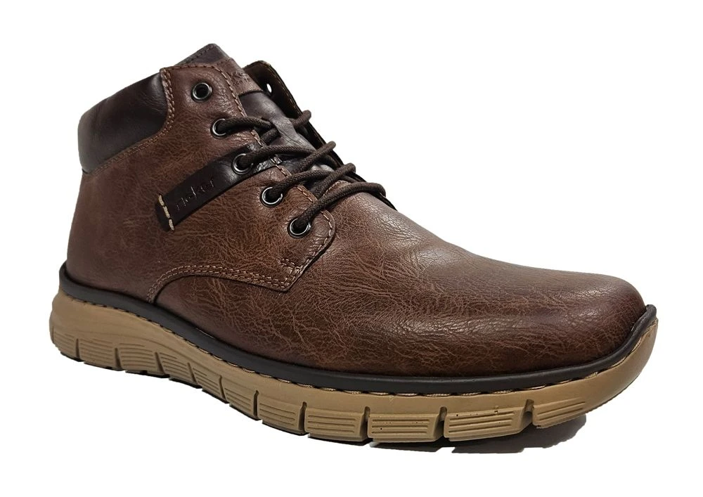 Rieker Extra Wide Boots Mens Lightweight Wide Fit Ankle Boots Size 7 8 9 10 11 12 Brown 3 Rieker Extra Wide Boots Mens Lightweight Wide Fit Ankle Boots Size 7 8 9 10 11 12 Brown