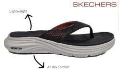 Skechers Sayto Vapor Foam Sandals Mens Flip Flops Holiday Shop Size 7 8 9 10 11 12 -Shoes Sale Store m10539ad3