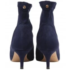 Navy Madruga Pointed-Toe Sock Boots | Ravel -Shoes Sale Store navy madruga pointed toe sock boots ravel p1345 9055 medium