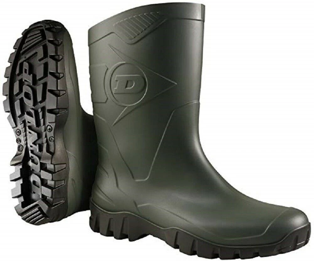 Mens Dunlop DEE Wellies Short Garden Wellington Boots Shoe Size 7 8 9 10 11 12 3 Mens Dunlop DEE Wellies Short Garden Wellington Boots Shoe Size 7 8 9 10 11 12