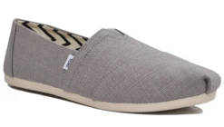 Toms Alpargata Chalky Shoes Womens Slip On Shoes Canvas Espadrille Shoes Size 3 4 5 6 7 8 Grey