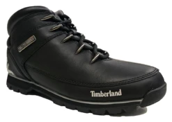 Timberland Euro Sprint Mid Hiker Trainers Mens Timberland Ankle Boots Size 7 8 9 10 11 12 Black