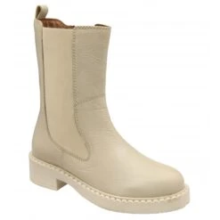 Stone Leather Garvie Zip-Up Mid-Calf Boots | Ravel