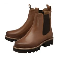 Tan Leather Abbey Pull-On Chelsea Boots | Ravel -Shoes Sale Store tan leather abbey pull on chelsea boots ravel p1716 10255 medium