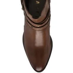 Tan Leather Delvin Heeled Ankle Boots | Ravel -Shoes Sale Store tan leather delvin heeled ankle boots ravel p1586 9686 medium