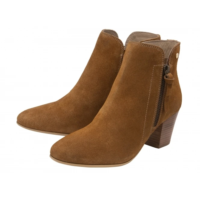 Tan Suede Tulli Ankle Boots | Ravel 4 Tan Suede Tulli Ankle Boots | Ravel - Image 2