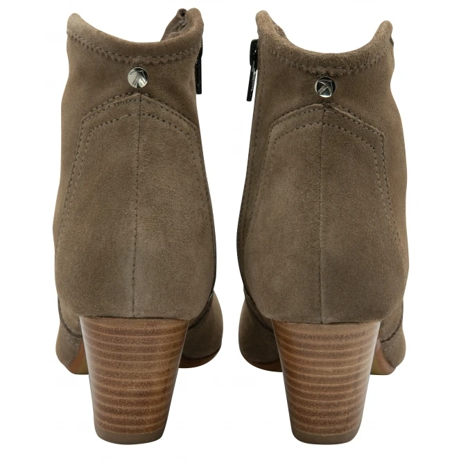 Taupe Suede Teelin Heeled Ankle Boots | Ravel 5 Taupe Suede Teelin Heeled Ankle Boots | Ravel - Image 3