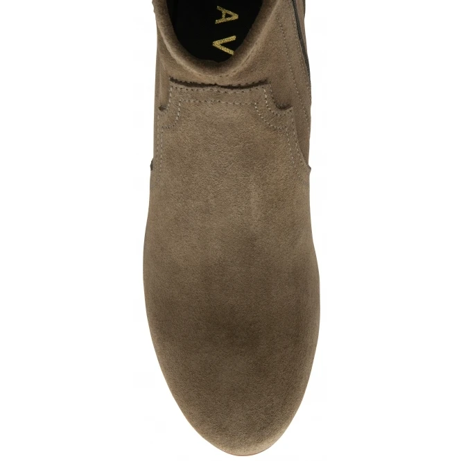 Taupe Suede Teelin Heeled Ankle Boots | Ravel 6 Taupe Suede Teelin Heeled Ankle Boots | Ravel - Image 4