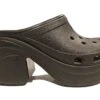 Crocs Siren Heeled Sandals Ladies Platform Clog Crocs Heels Holiday 3 4 5 6 7 8